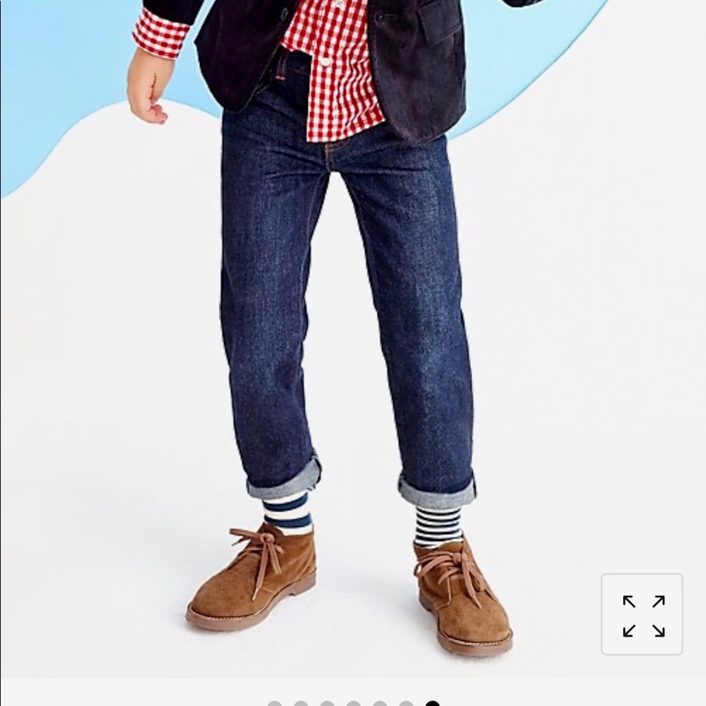 Crew cuts suede Calvert boots